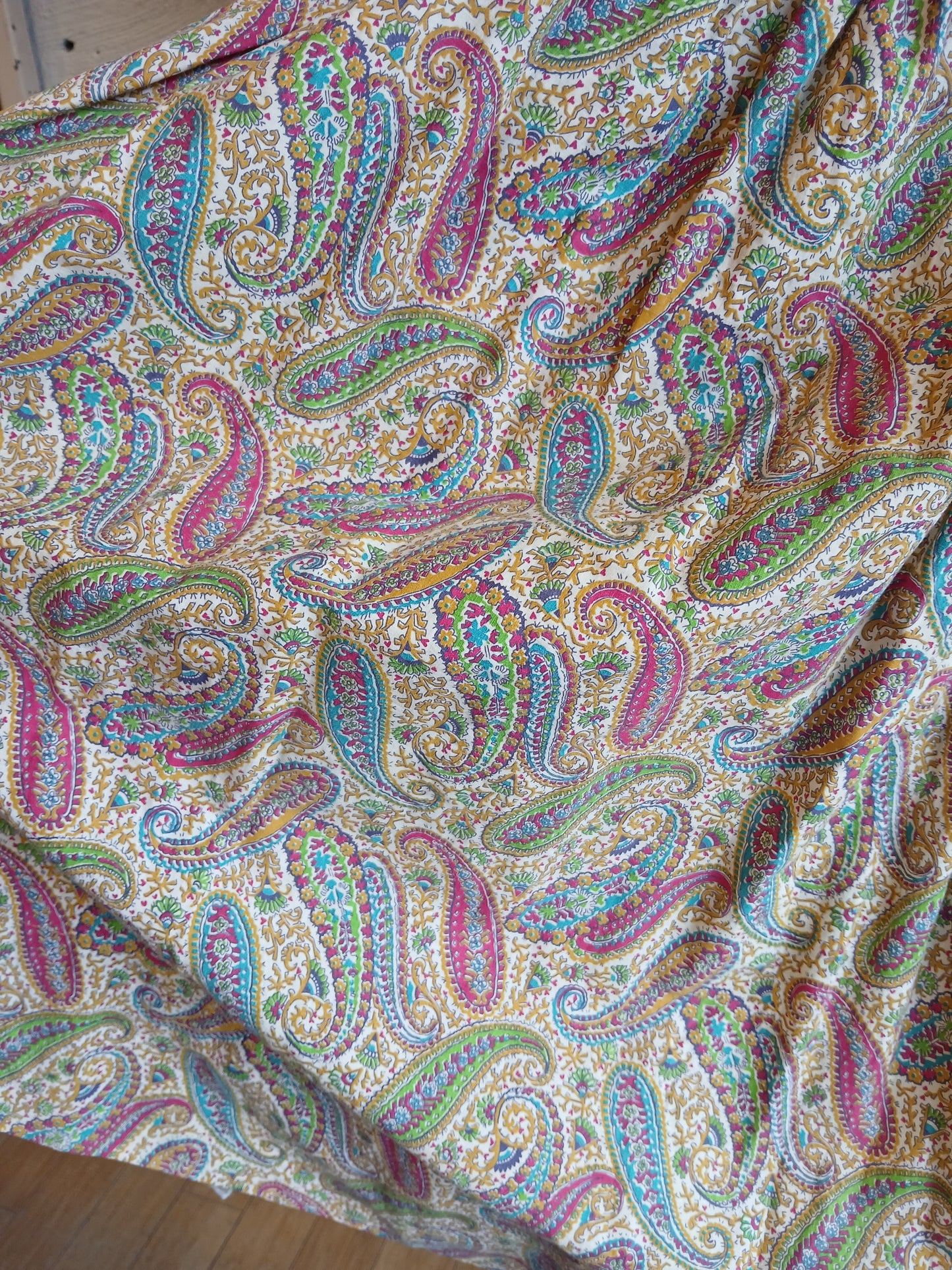 1950s Paisley Skirt