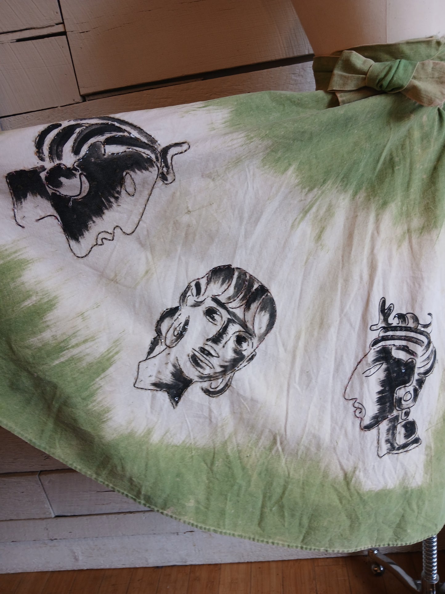 1950s Mexican Circle Skirt Two-Piece Set