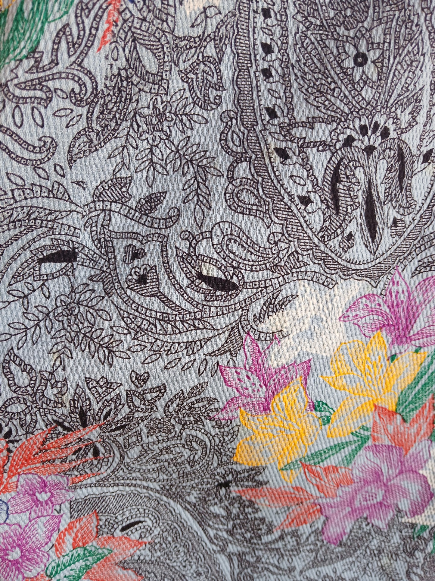 1980s Floral Lanvin Dress