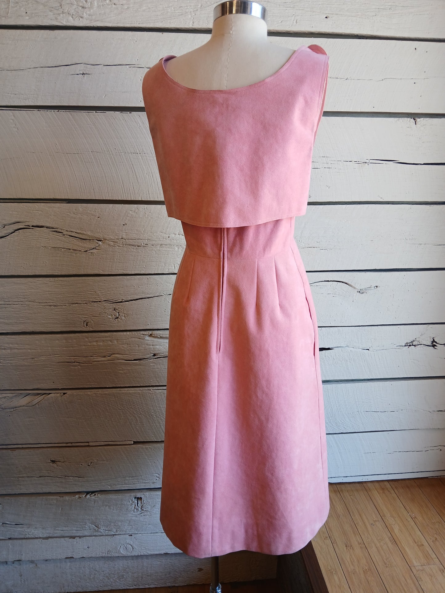 1970s Mollie Parnas Ultrasuede Dress