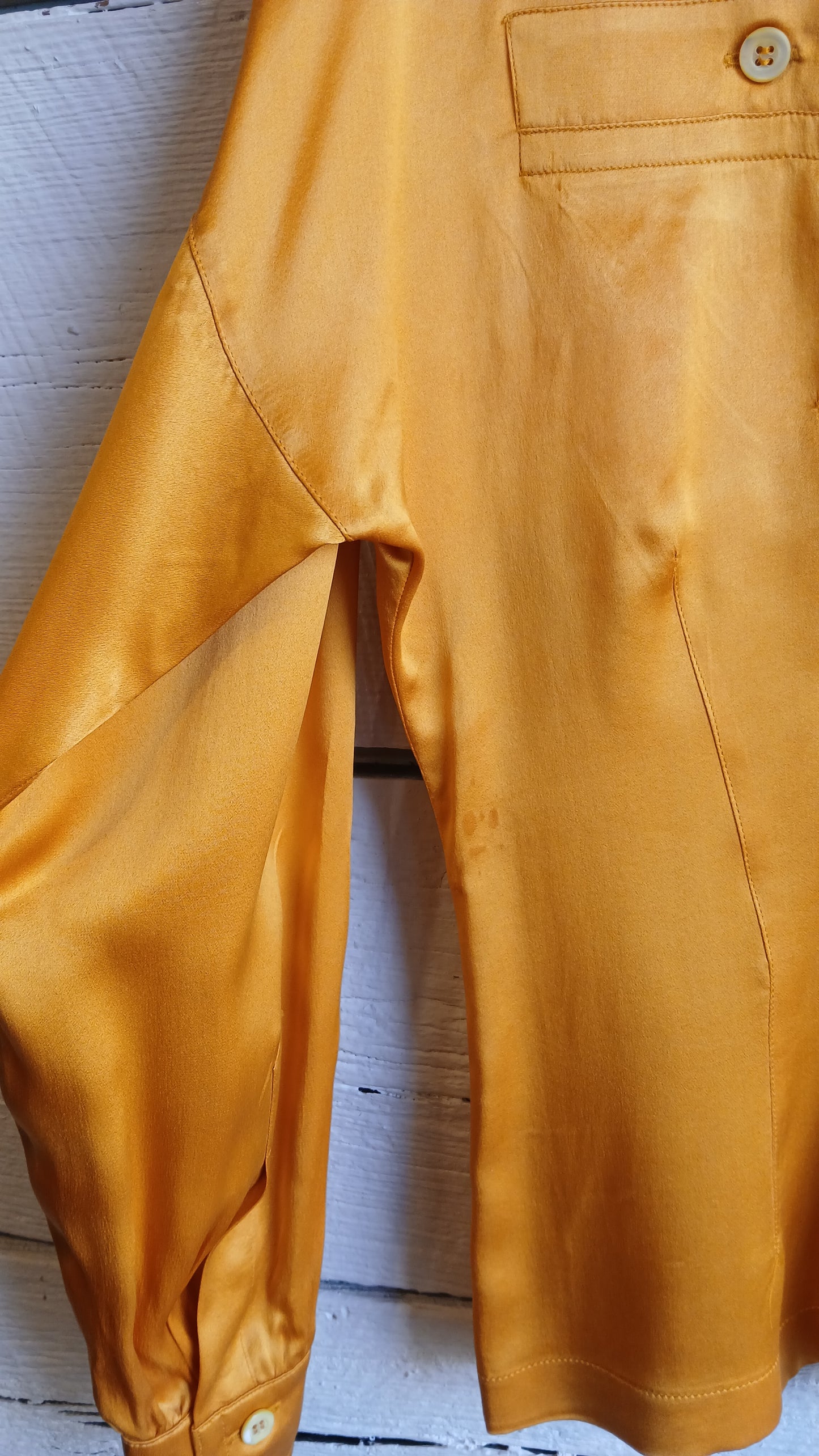 1990s Gold Escada Blouse
