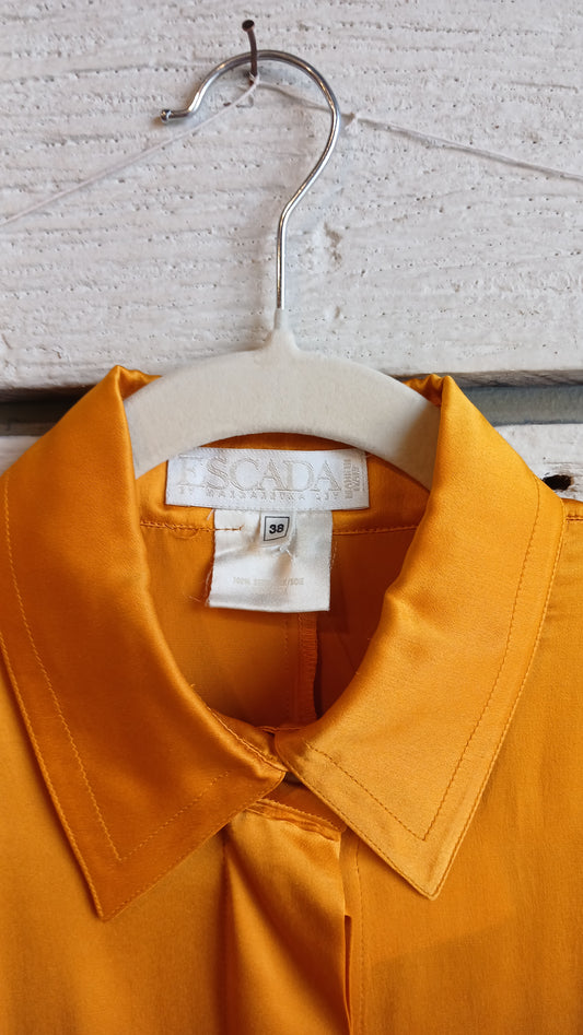 1990s Gold Escada Blouse