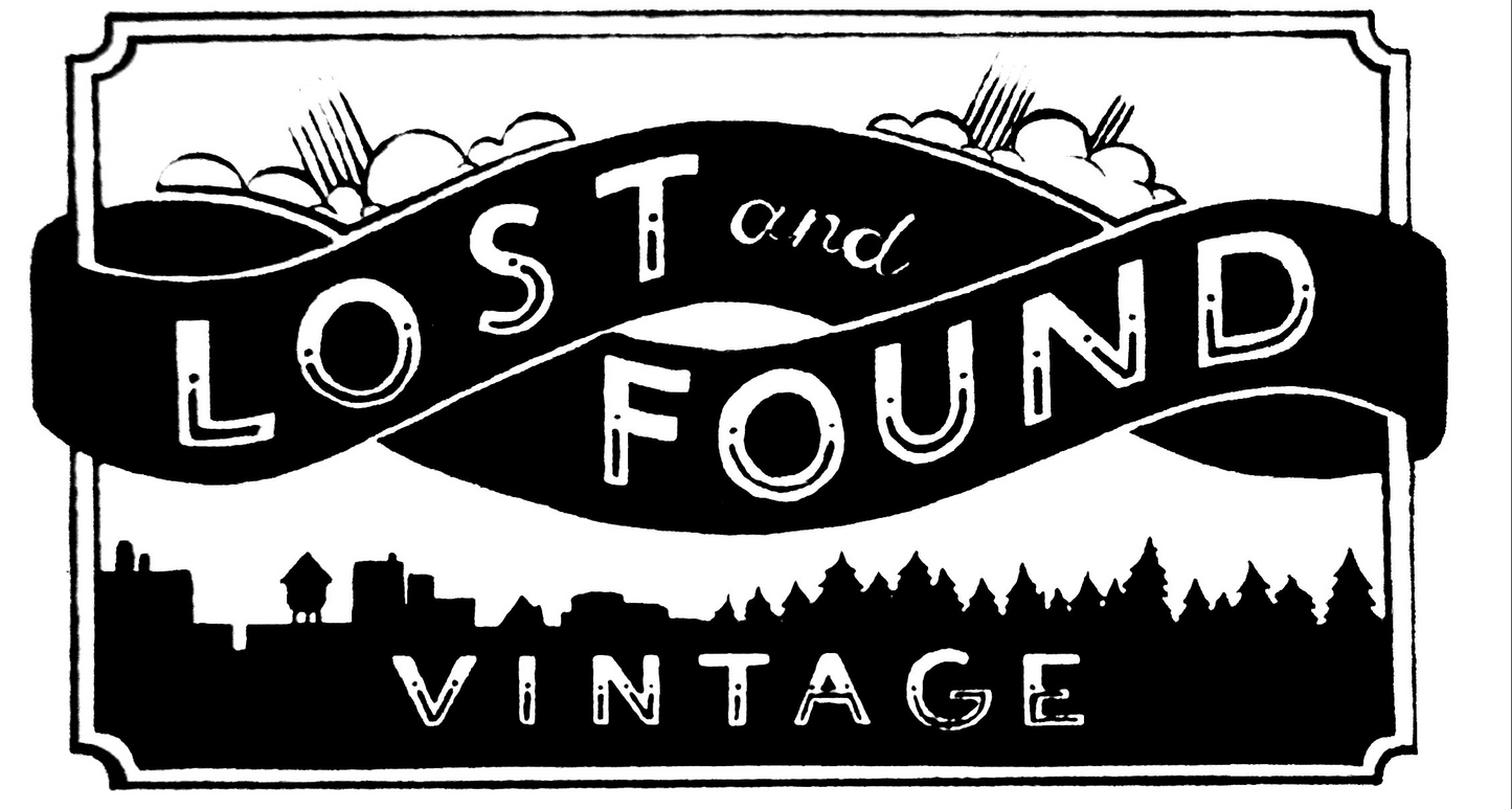 Lost and Found Vintage Logo Sticker