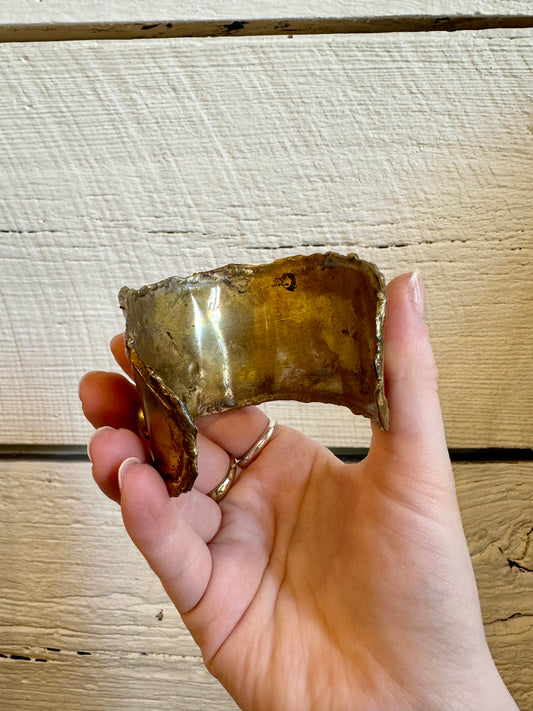 Vintage amethyst cuff