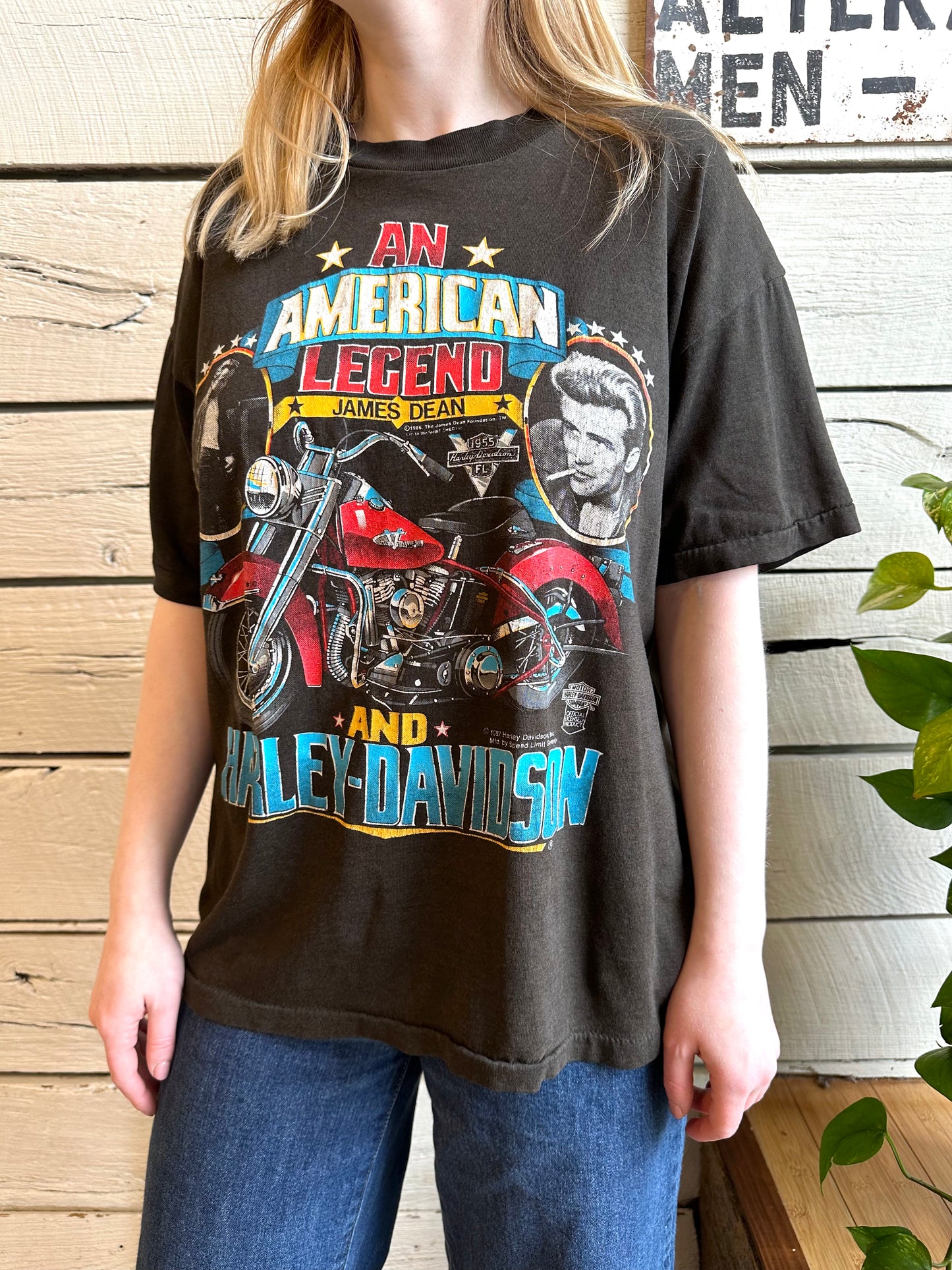 1987 James Dean Harley Davidson t-shirt
