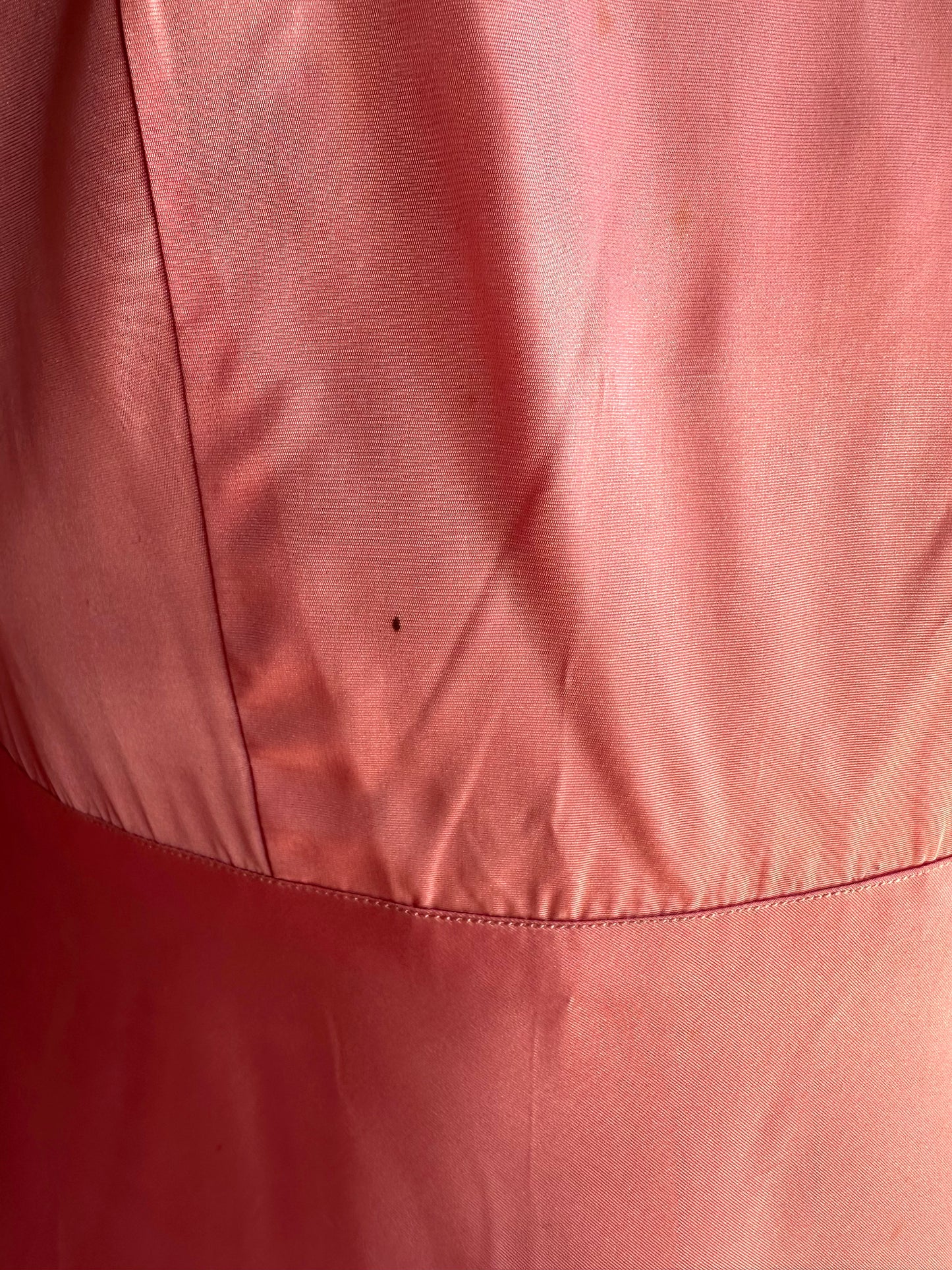 1930s taffeta dress with matching capelet