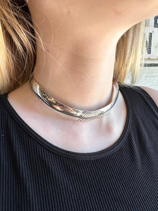 Vintage sterling silver choker