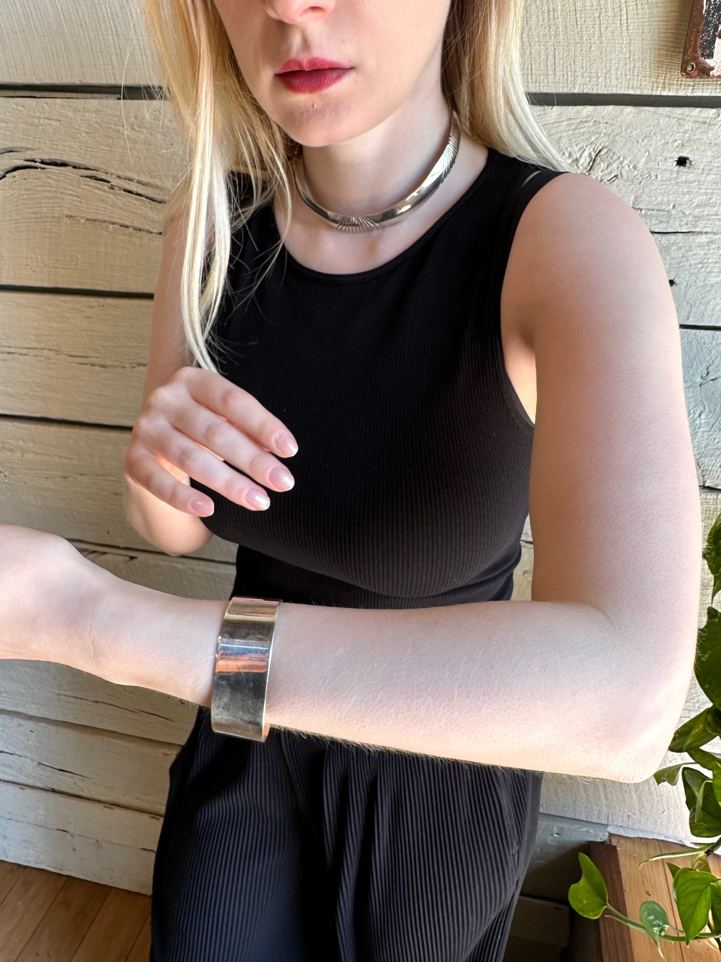 Vintage sterling silver choker