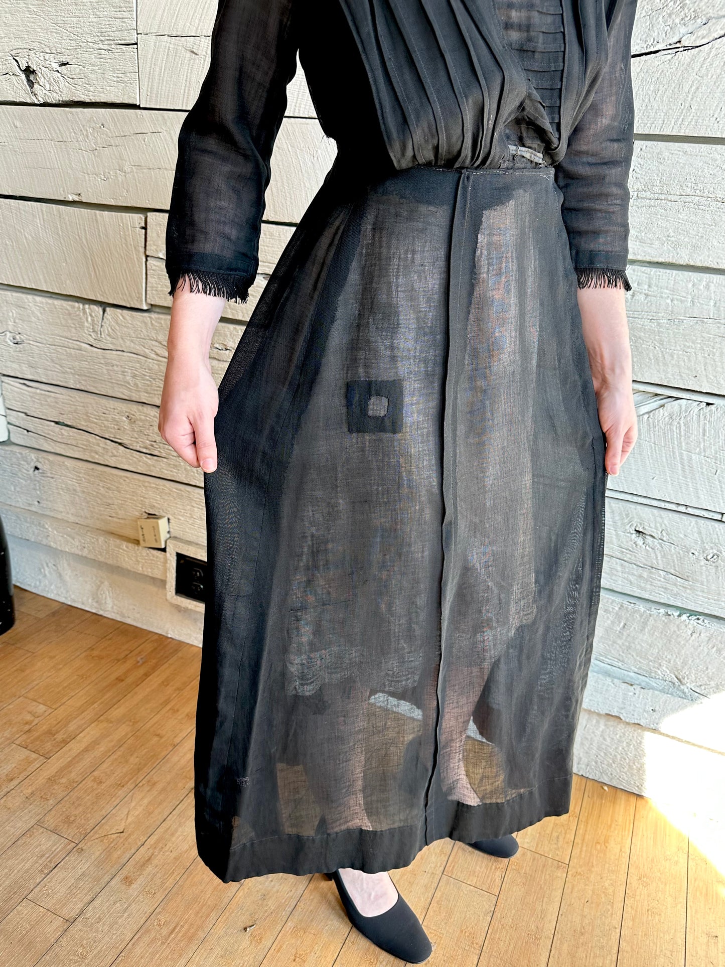 Antique Edwardian sheer day dress