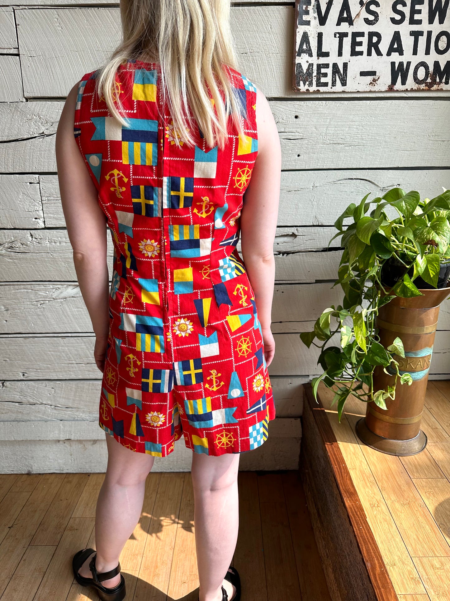 1960s sailing romper