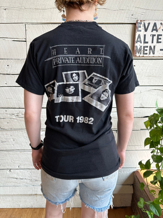 1982 Heart Private Audition Tour t-shirt
