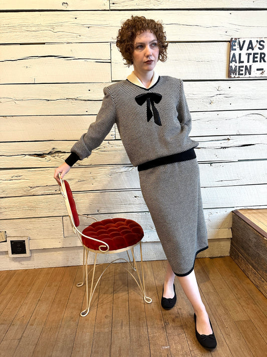 1980s Valentino two-piece set