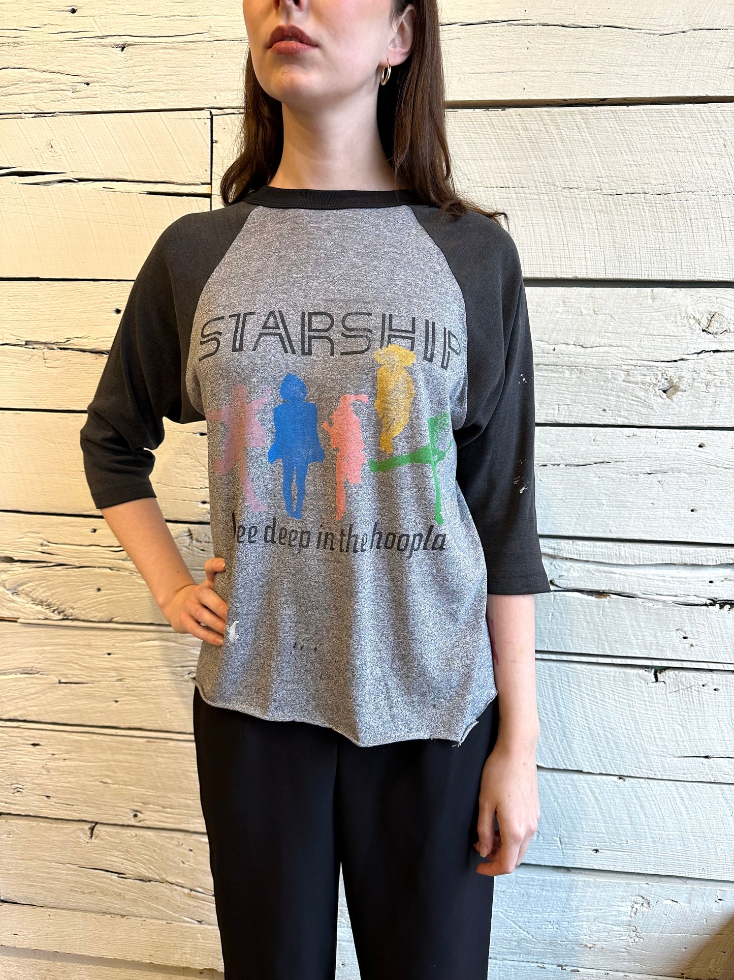 1984 Starship Hoopla Tour raglan