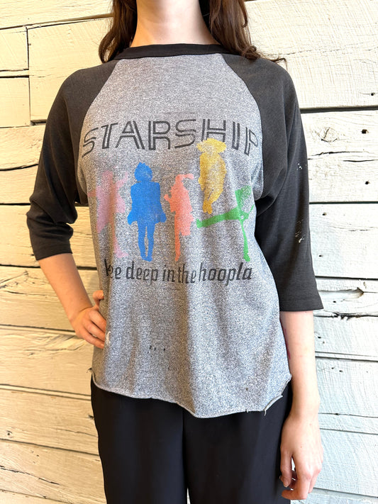 1984 Starship Hoopla Tour raglan