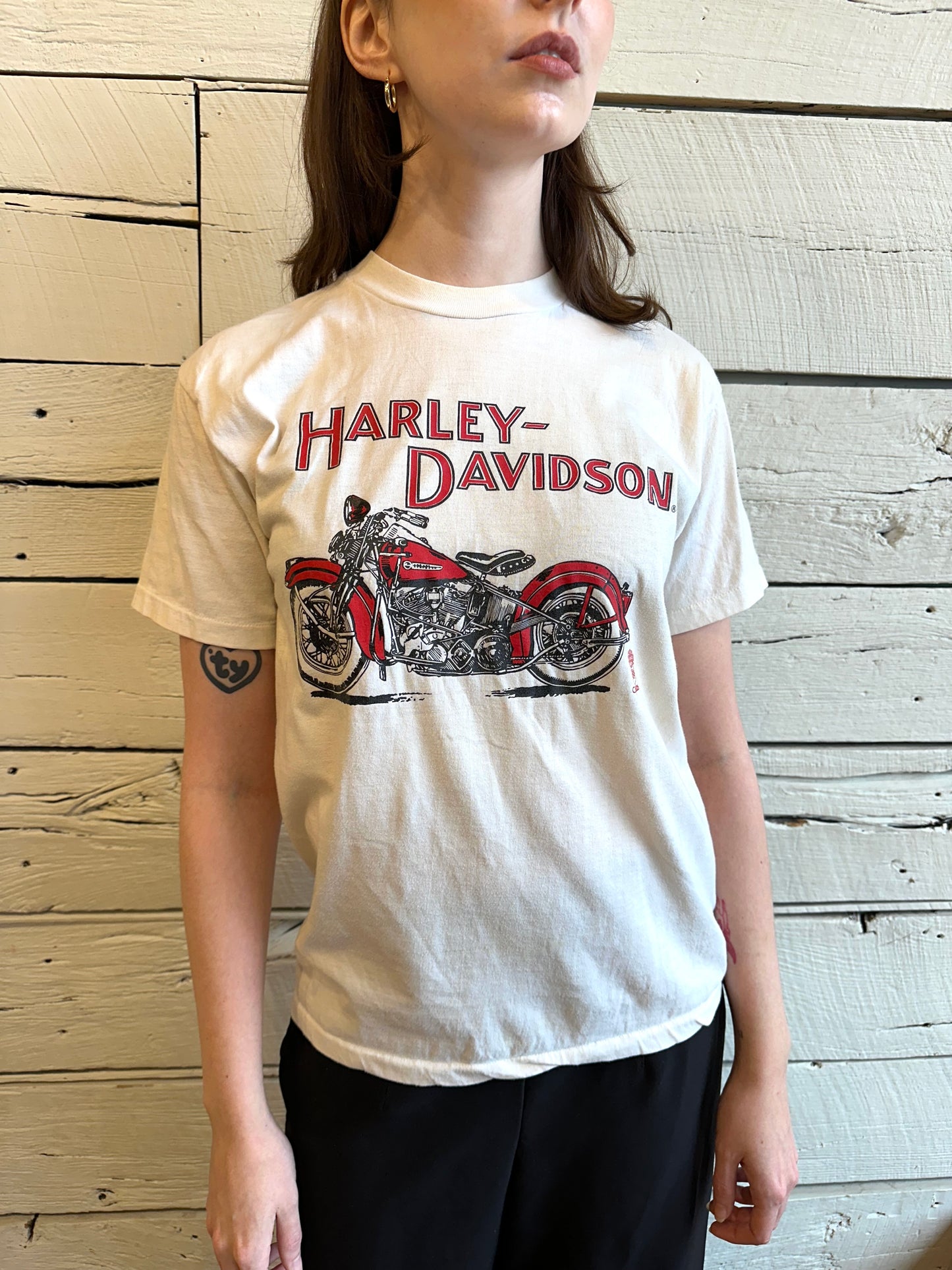 1990s Harley Davidson Thunder Bay t-shirt