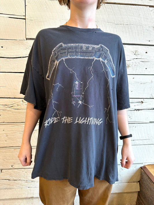 1990s Metallica Ride The Lightning t-shirt