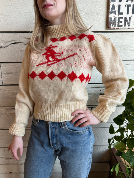 1950s/1960s wool ski sweater