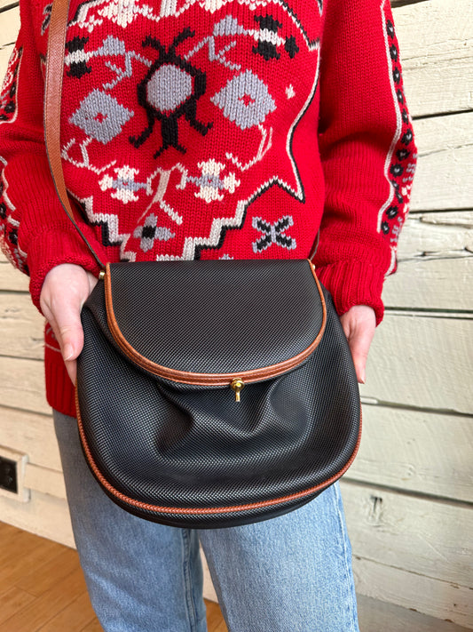 1980s Bottega Veneta Marco Polo crossbody bag