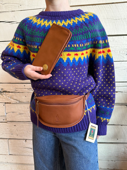 1996 Coach Olympic Games Belt Bag and Folio Wallet