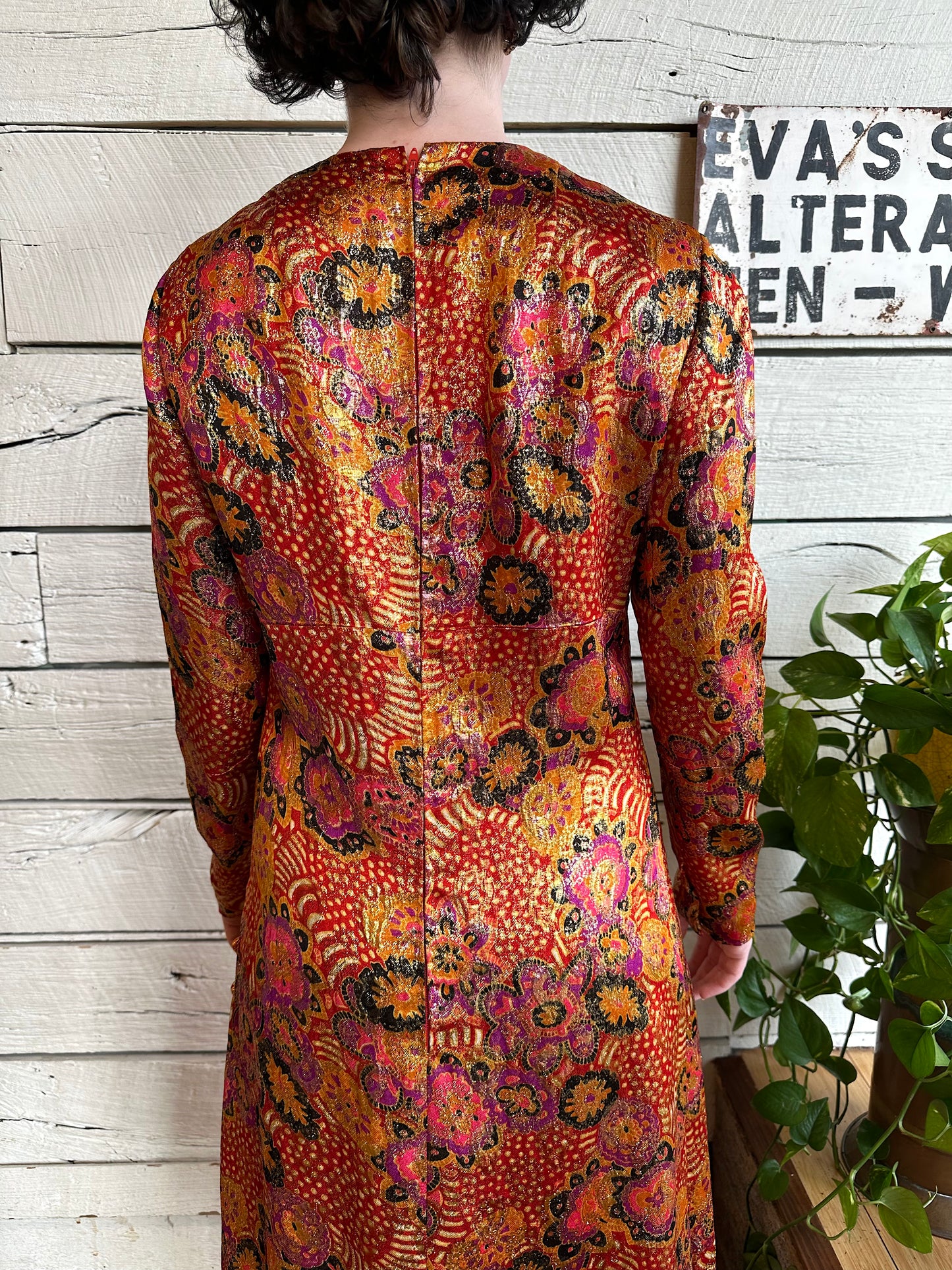 Late 1960s Christian Dior brocade dress
