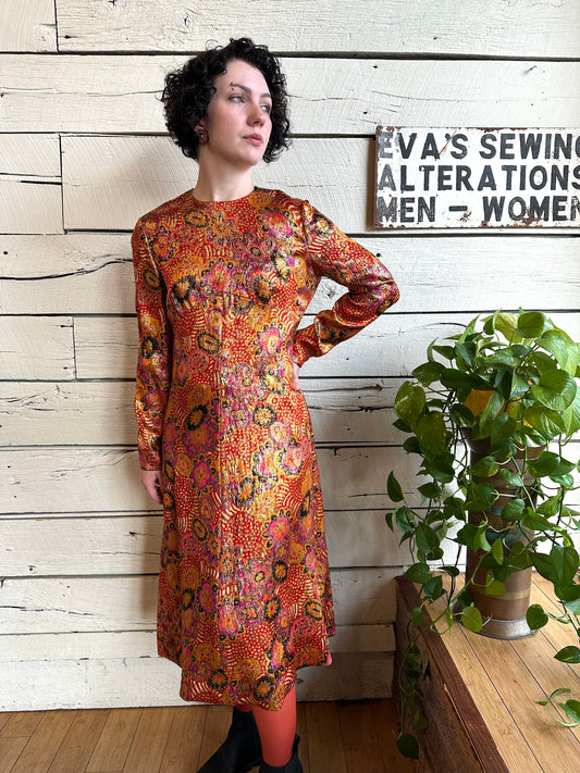 Late 1960s Christian Dior brocade dress