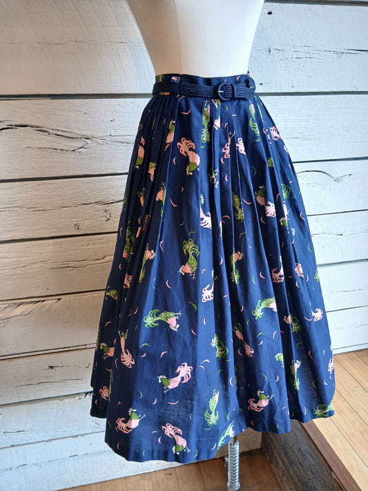 1950s Atomic Chicken Skirt