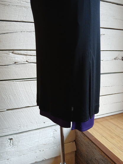 1980s Asymmetrical Jean Muir Cocktail Dress