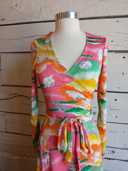 1970s DVF Bunny Dress