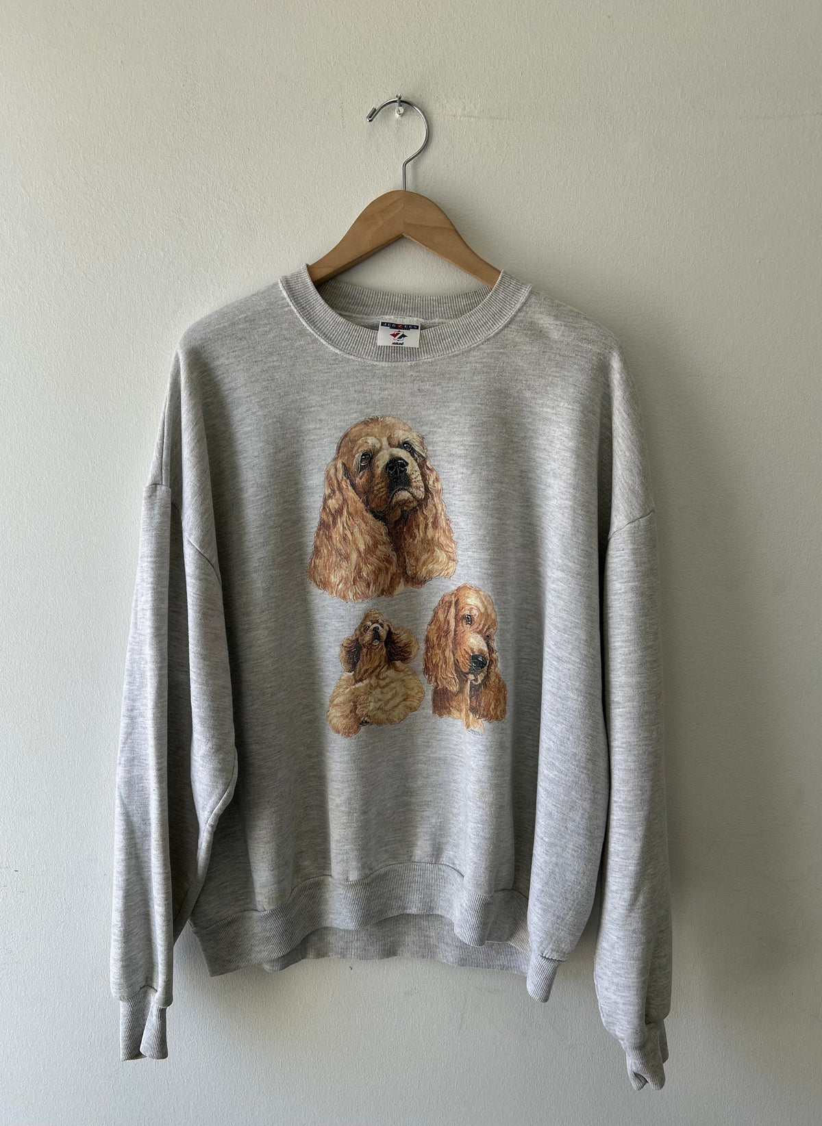 Cocker Spaniel Graphic Crew Neck