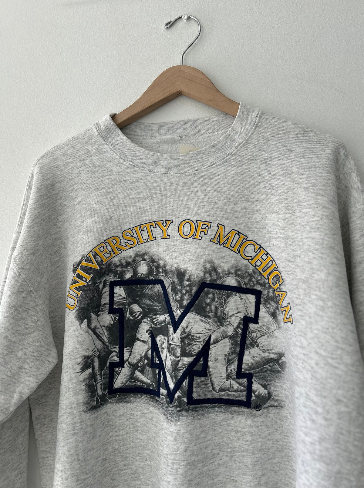 Vintage University of Michigan “M” Graphic Crewneck