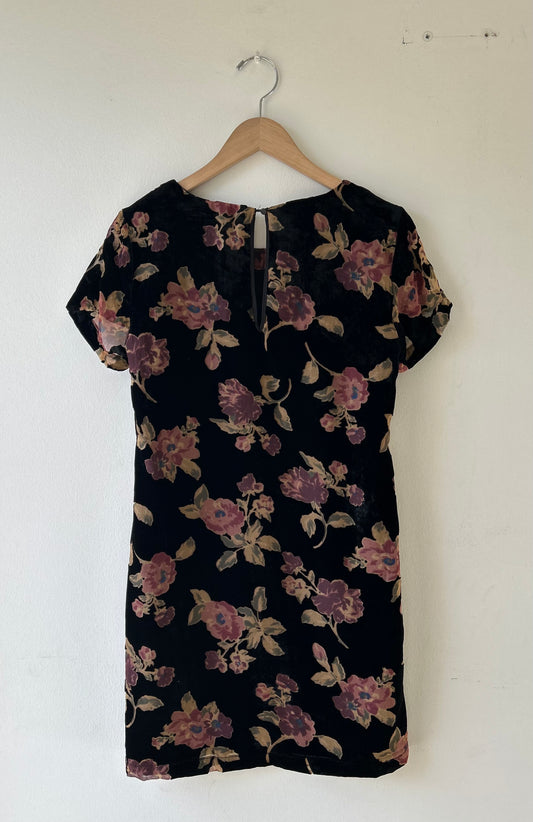 Massimo Fabbro Floral Velvet Dress