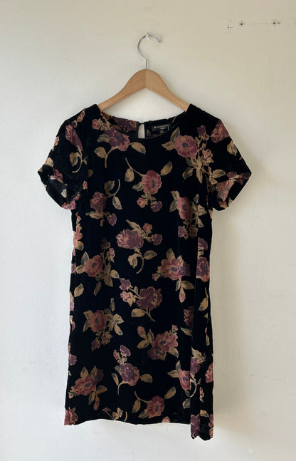 Massimo Fabbro Floral Velvet Dress