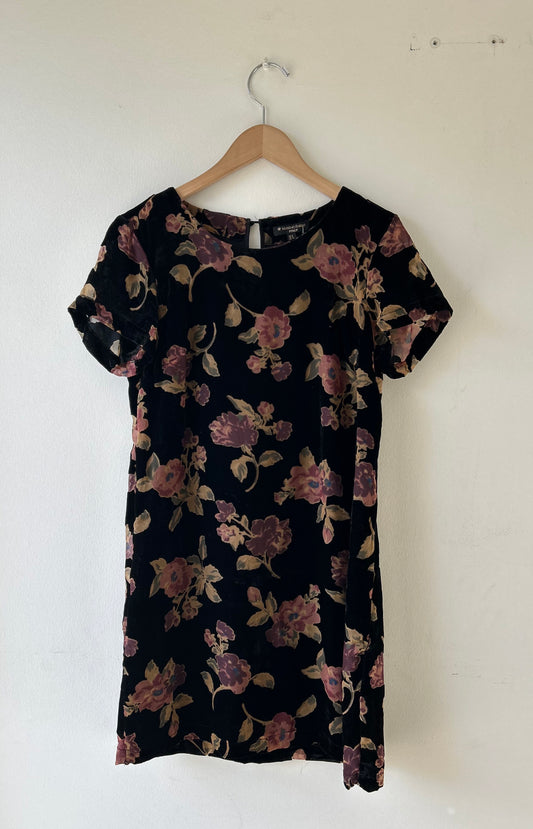 Massimo Fabbro Floral Velvet Dress