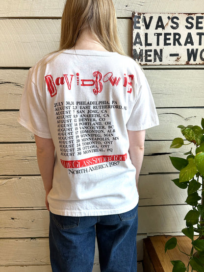 1987 David Bowie The Glass Spider Tour t-shirt