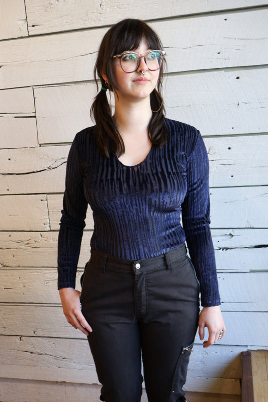 1990s Velour Escada Blouse
