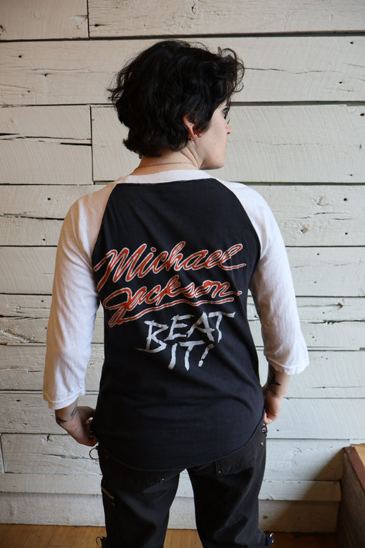 1980s Michael Jackson Thriller Baseball Tee