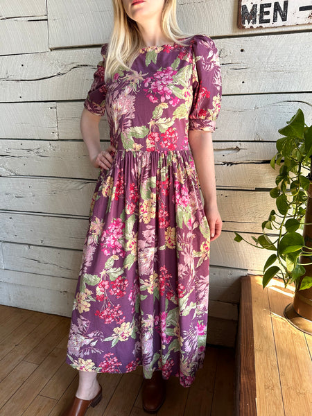 1990s Laura Ashley floral dress