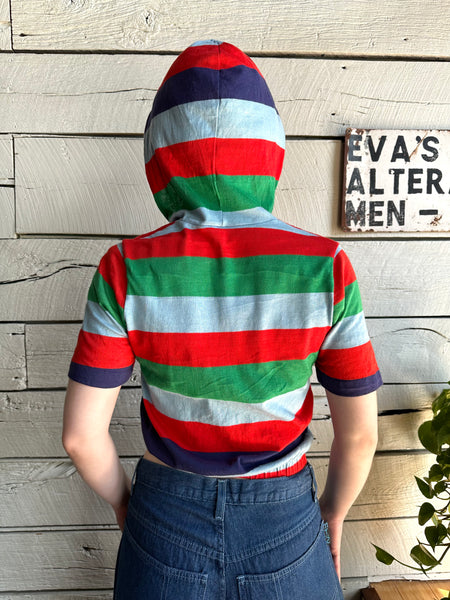 1960s/1970s striped cotton top
