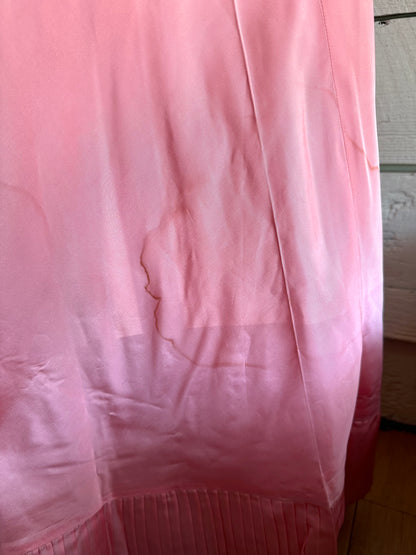 1930s taffeta dress with matching capelet