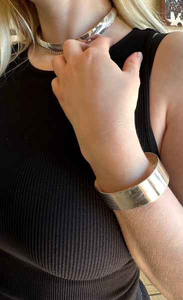 Vintage sterling silver cuff