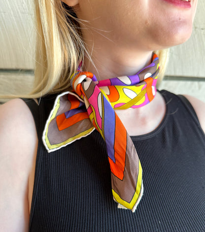 1960s Emilio Pucci scarf