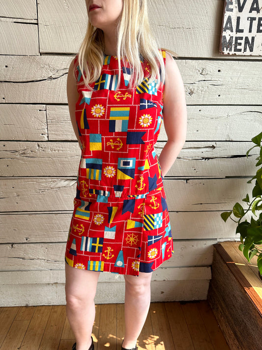 1960s sailing romper