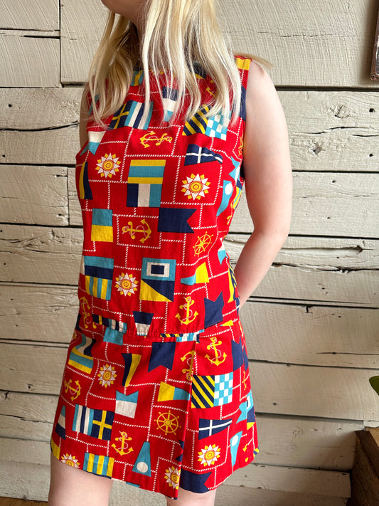 1960s sailing romper