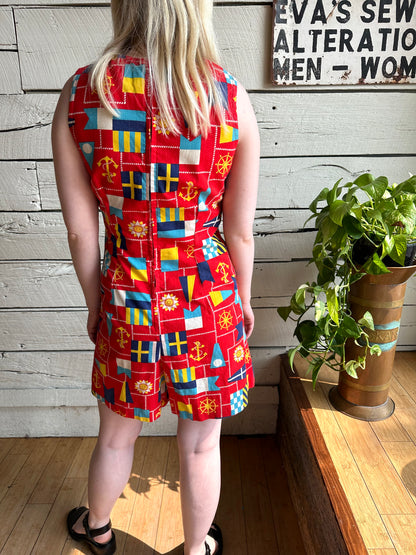 1960s sailing romper