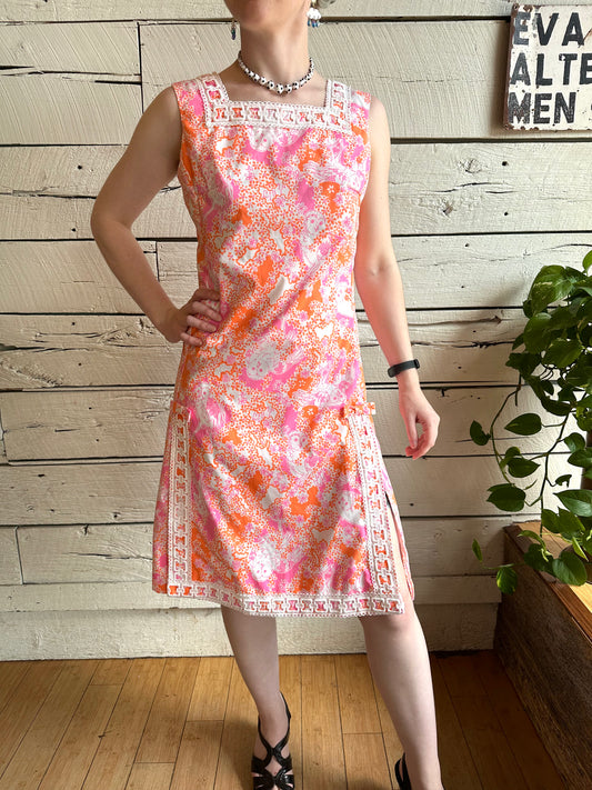 1960s Lilly Pulitzer owl print dress