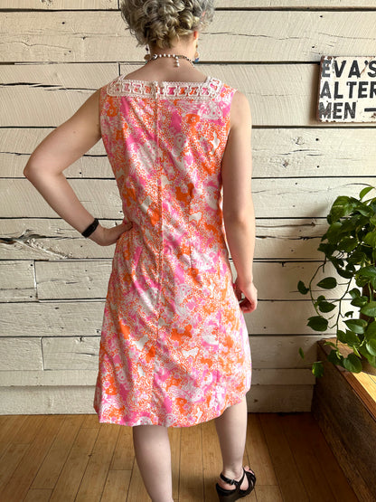 1960s Lilly Pulitzer owl print dress