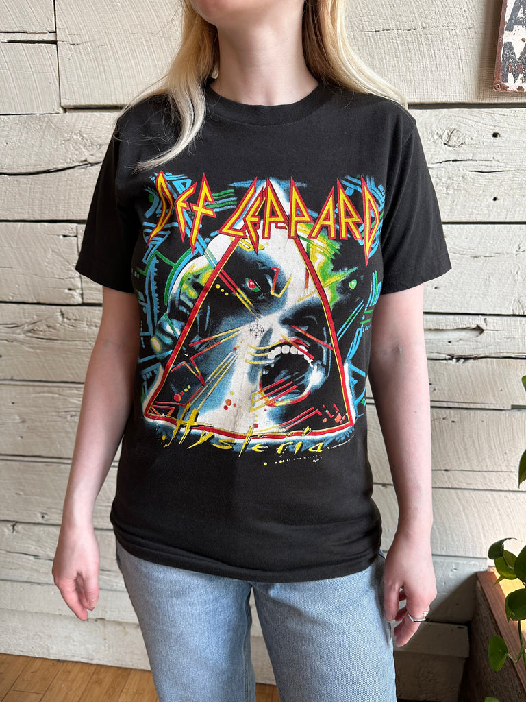 1987 Def Leppard Hysteria Tour t-shirt