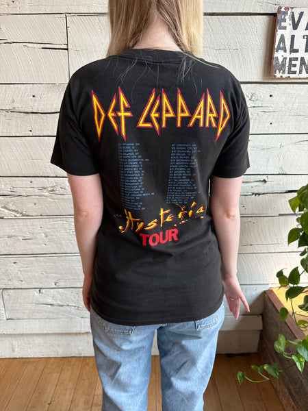 1987 Def Leppard Hysteria Tour t-shirt