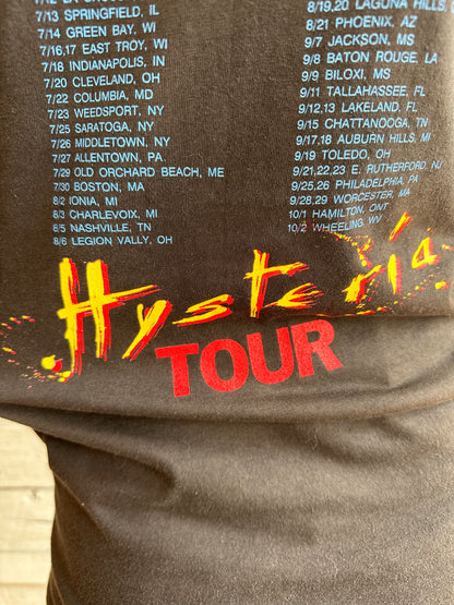 1987 Def Leppard Hysteria Tour t-shirt