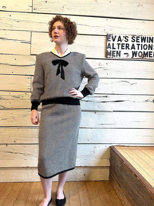 1980s Valentino two-piece set